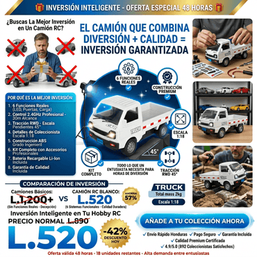 Camión RC Todoterreno 4x4 TitanCrawler Control Remoto |Amazon con Garantía incluida - Inversiones Alkosto