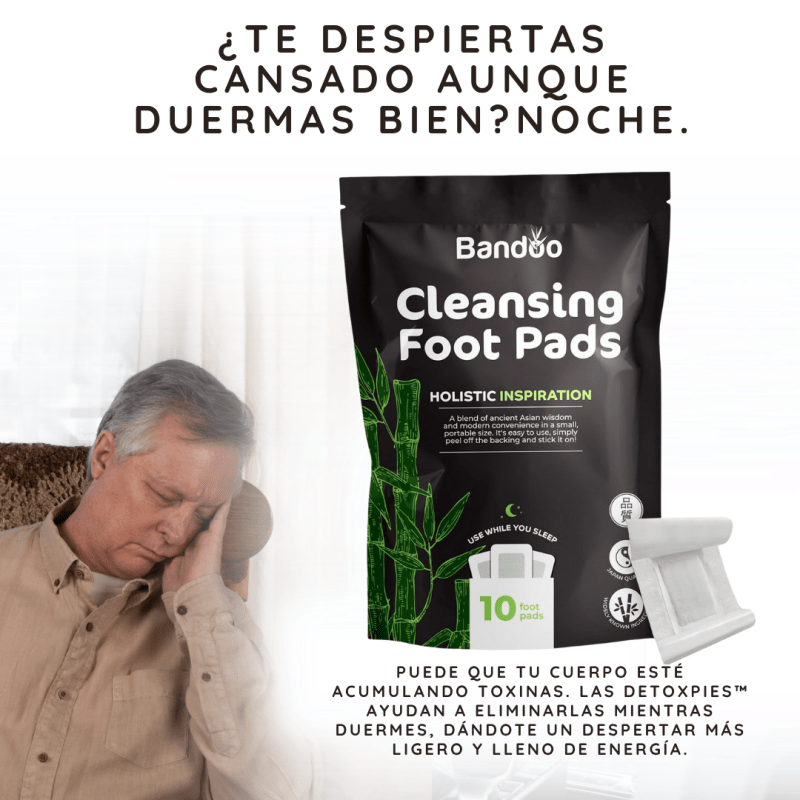 DetoxPies™ – Almohadillas Japonesas de Desintoxicación Natural para Pies - Tiendu Honduras