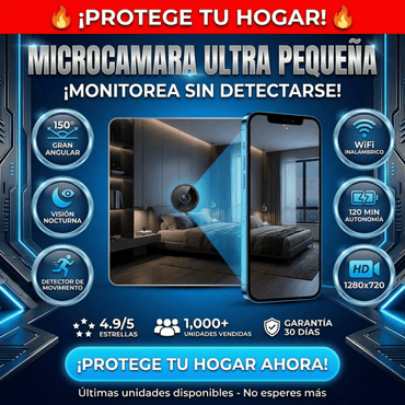 Mini Cámara Espía SpyVision™ - Inversiones Alkosto
