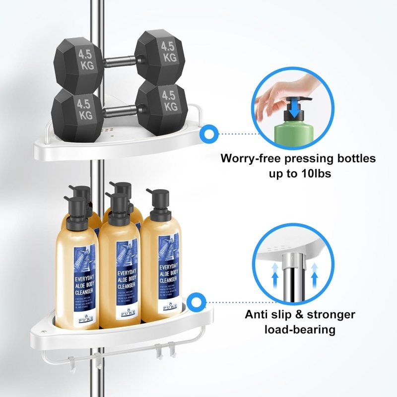WallShower™ – Esquinero Premium para Baño + GARANTIA EXTENDIDA - Tiendu Honduras