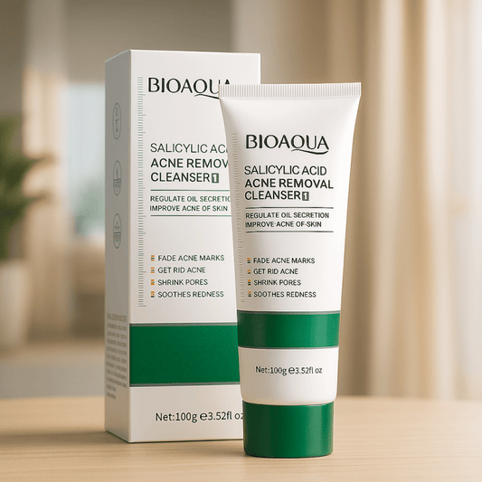 Bioaqua ClearSkin™ Cleanser Coreano Limpiador Facial Antiacné con Ácido Salicílico – 100g - Tiendu Honduras