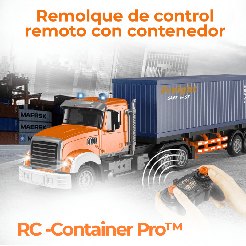 Camión RC Container Pro™ – Control Remoto con Contenedor - Tiendu Honduras