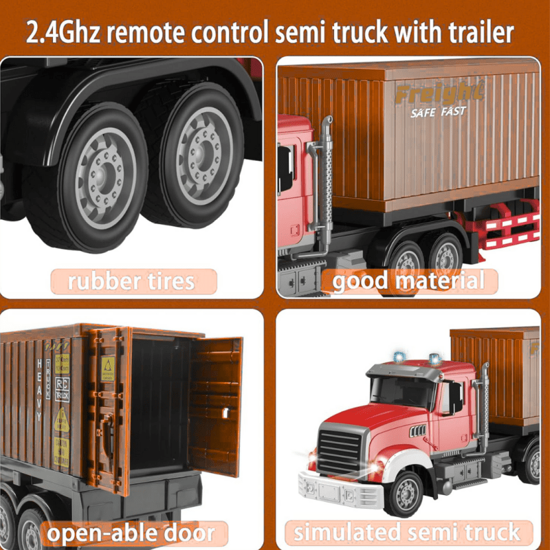 Camión RC Container Pro™ – Control Remoto con Contenedor - Tiendu Honduras