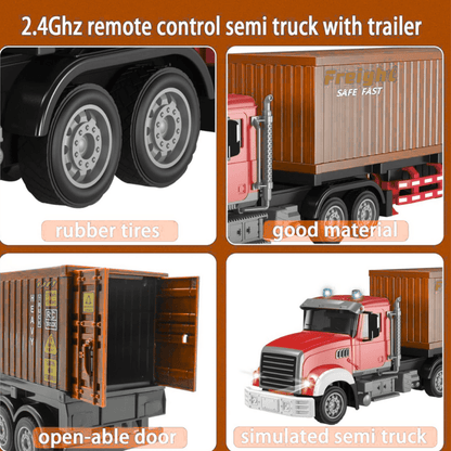 Camión RC Container Pro™ – Control Remoto con Contenedor - Tiendu Honduras