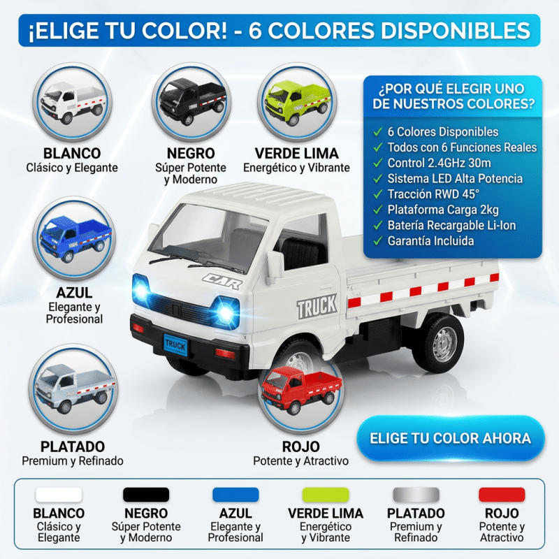 Camión RC Todoterreno 4x4 TitanCrawler Control Remoto |Amazon con Garantía incluida - Inversiones Alkosto