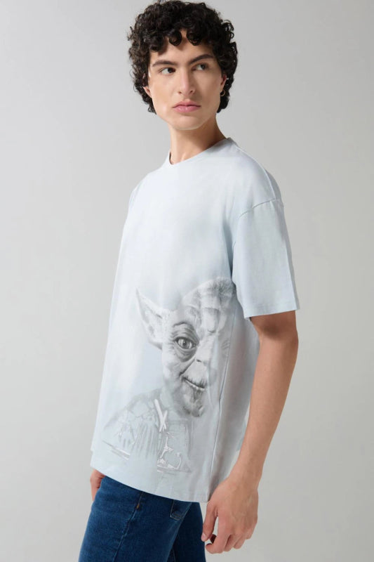 Camiseta oversize de Star Wars verde manga corta - Tiendu Honduras