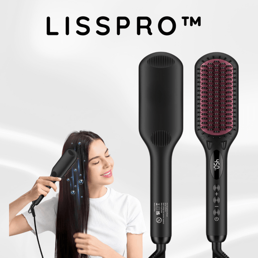 CEPILLO ALISADOR LISPRO PREMIUM | ANTI FRIZZ+ 1 AÑO GARANTIA EXCLUSIVA - Tiendu Honduras