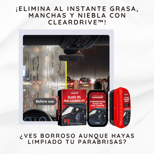 ClearDrive™ Limpiador Anti - Película para Parabrisas - Tiendu Honduras