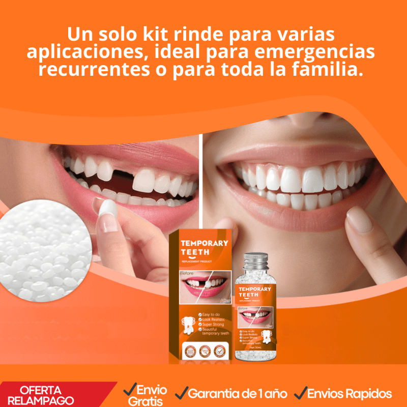 DentalFix™ – Kit de Reparación Dental CON GARANTÍA DE 1 AÑO - Tiendu Honduras
