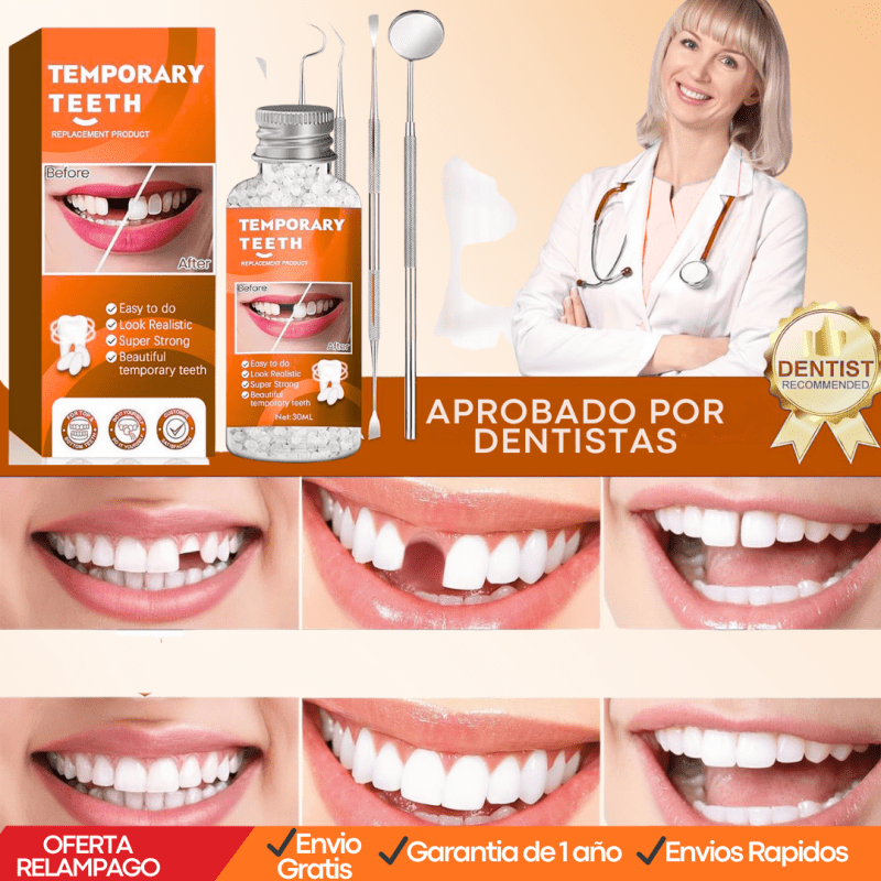 DentalFix™ – Kit de Reparación Dental CON GARANTÍA DE 1 AÑO - Tiendu Honduras
