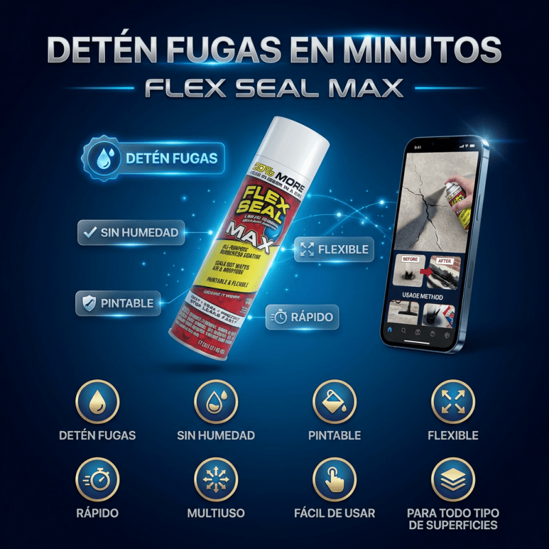 FlexSeal Pro – Spray Sellador Impermeable Antifugas - Inversiones Alkosto