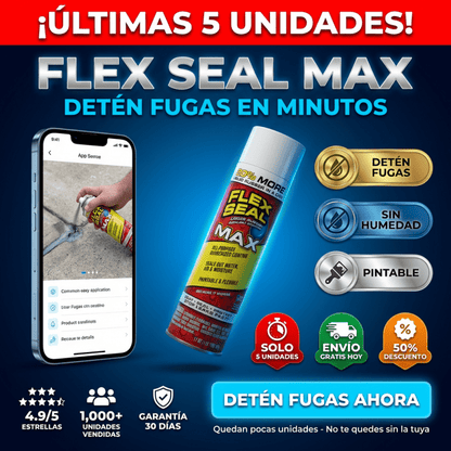 FlexSeal Pro – Spray Sellador Impermeable Antifugas - Inversiones Alkosto