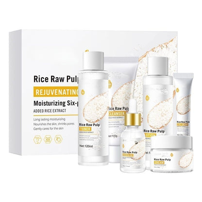 GlowRice™ – Kit Facial Coreano de Arroz BIOAQUA(6 pasos completos) 100% ORIGINAL GARANTIA EXTENDIDA - Tiendu Honduras