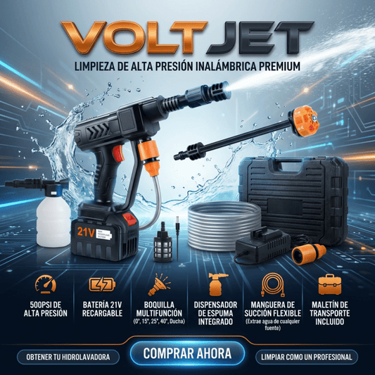 Hidrolavadora Portátil Inalámbrica – Pistola de Alta Presión con Boquilla Ajustable Certificada y con Seguro de Garantía - Inversiones Alkosto