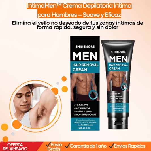 IntimaMen™ Crema Depilatoria Íntima para Hombres – Suave y Eficaz - Tiendu Honduras