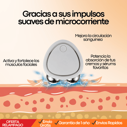 LumiLift™ Masajeador Facial de Microcorriente – Efecto Lifting Instantáneo + GARANTIA 1 AÑO - Tiendu Honduras