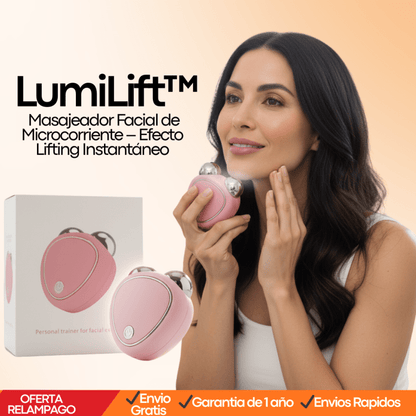 LumiLift™ Masajeador Facial de Microcorriente – Efecto Lifting Instantáneo + GARANTIA 1 AÑO - Tiendu Honduras