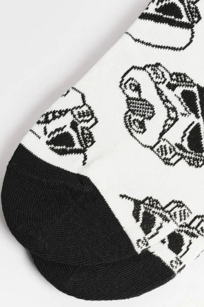 Medias blancas de Star Wars tobilleras con contrastes - Tiendu Honduras