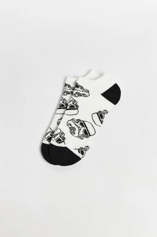 Medias blancas de Star Wars tobilleras con contrastes - Tiendu Honduras