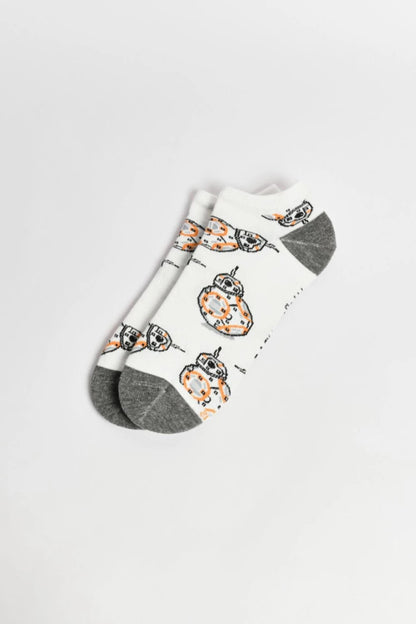 Medias de Star Wars tobilleras cremas con contrastes - Tiendu Honduras