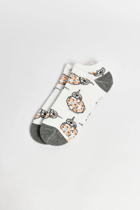 Medias de Star Wars tobilleras cremas con contrastes - Tiendu Honduras