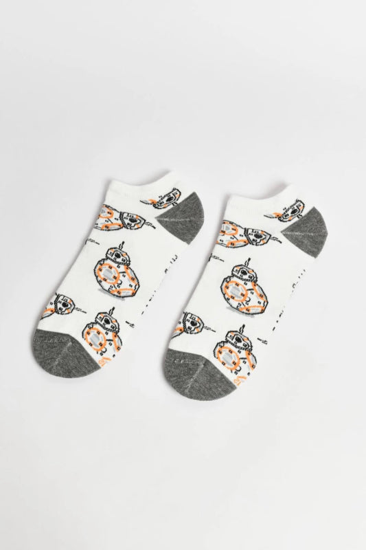 Medias de Star Wars tobilleras cremas con contrastes - Tiendu Honduras