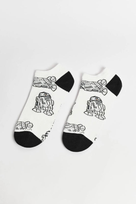 Medias en algodón cremas tobilleras de Star Wars - Tiendu Honduras