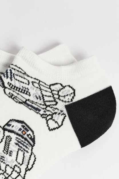 Medias en algodón cremas tobilleras de Star Wars - Tiendu Honduras