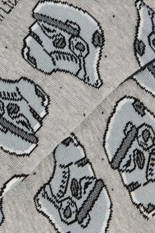 Medias grises tobilleras de Star Wars con contrastes - Tiendu Honduras