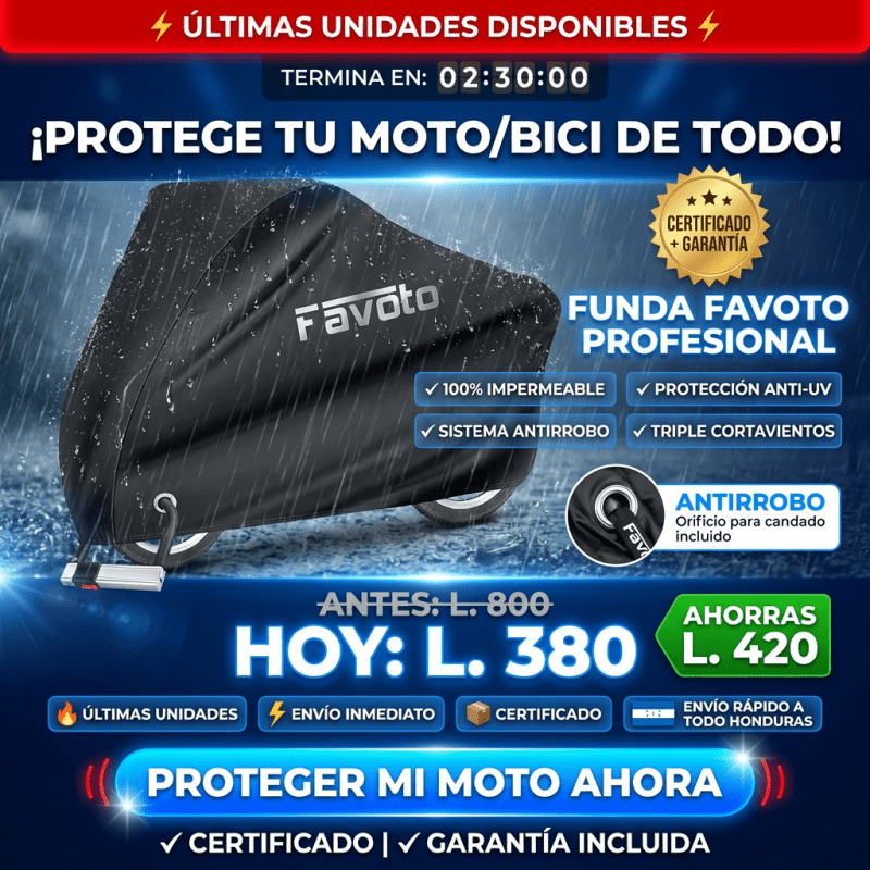 MotoShield Pro – Cobertor Impermeable Reflectante para Motocicleta amazon Certificado y con Garantia - Inversiones Alkosto