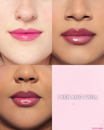 PH Lip Oil Barbie™ x Beauty Creations 2 Lipgloss incluidos (Unstoppable: tono rosado con aroma a sandía 🍉 I Ken &amp; I Will: tono natural con aroma a lichí 🍑) - Tiendu Honduras