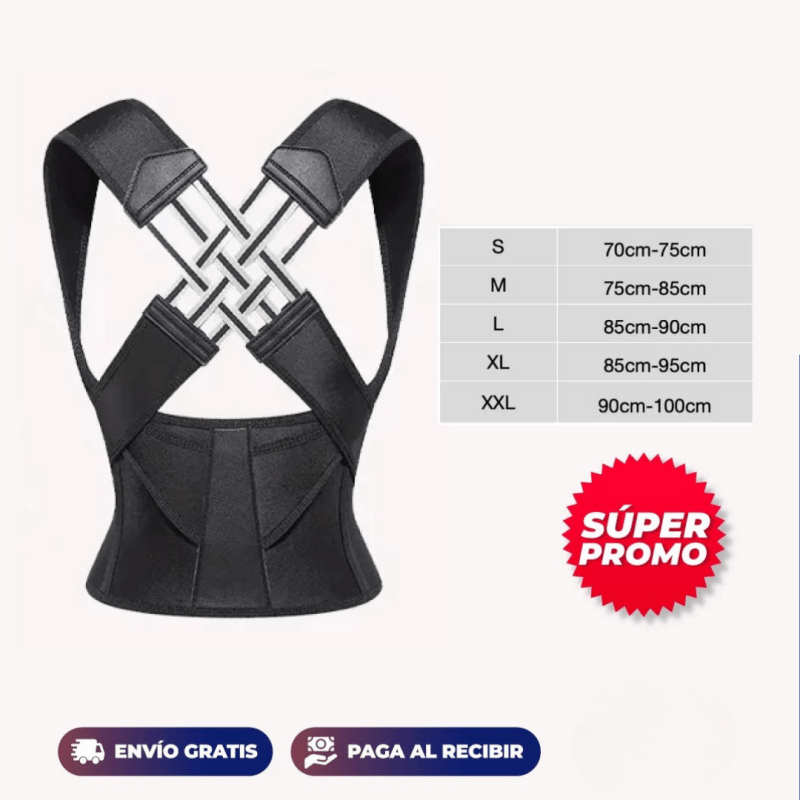 SpineFlex™ – Corrector Inteligente de Postura y Soporte Lumbar + GARANTIA EXTENDIDA 1 AÑO - Tiendu Honduras