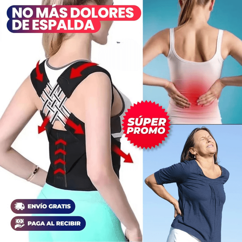 SpineFlex™ – Corrector Inteligente de Postura y Soporte Lumbar + GARANTIA EXTENDIDA 1 AÑO - Tiendu Honduras