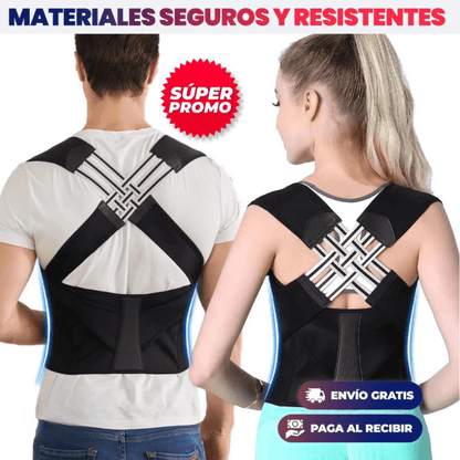 SpineFlex™ – Corrector Inteligente de Postura y Soporte Lumbar + GARANTIA EXTENDIDA 1 AÑO - Tiendu Honduras