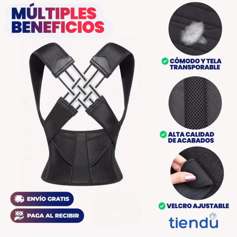 SpineFlex™ – Corrector Inteligente de Postura y Soporte Lumbar + GARANTIA EXTENDIDA 1 AÑO - Tiendu Honduras