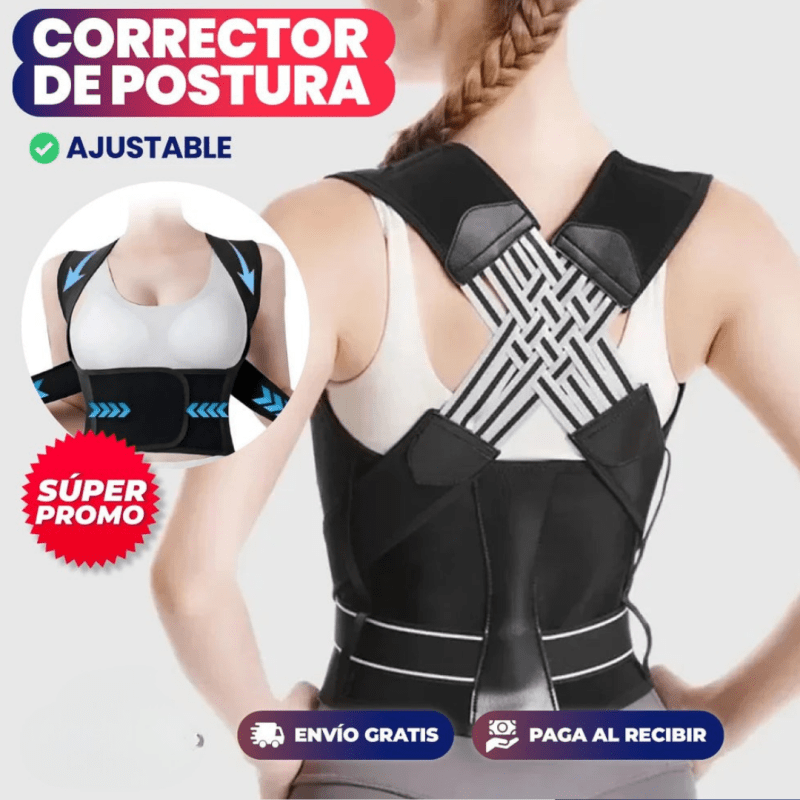 SpineFlex™ – Corrector Inteligente de Postura y Soporte Lumbar + GARANTIA EXTENDIDA 1 AÑO - Tiendu Honduras