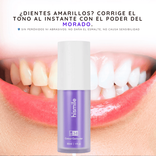 V34™ Purple Tooth Blanqueador Dental + Garantia Satisfacción Extendida - Tiendu Honduras