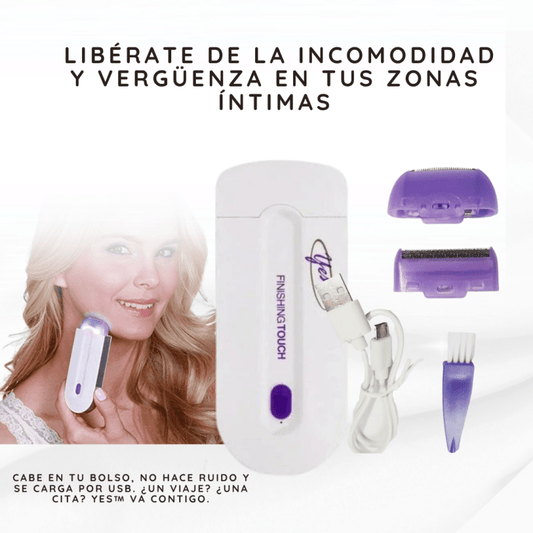 YES™️ Touch Hair Eraser – Eliminación suave sin dolor, sin irritación sensor de luz + Garantia extendida 1 año - Tiendu Honduras